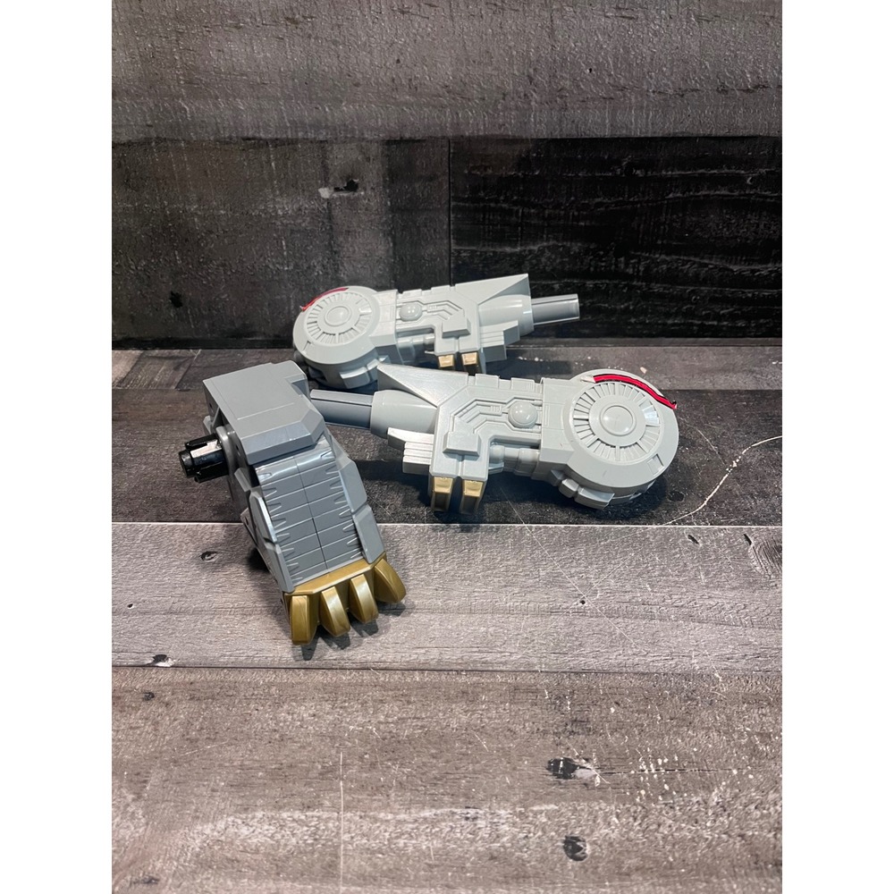 1994 Bandai MMPR Power Rangers Tor Shuttle Zord Both Side Blaster Arms & foot